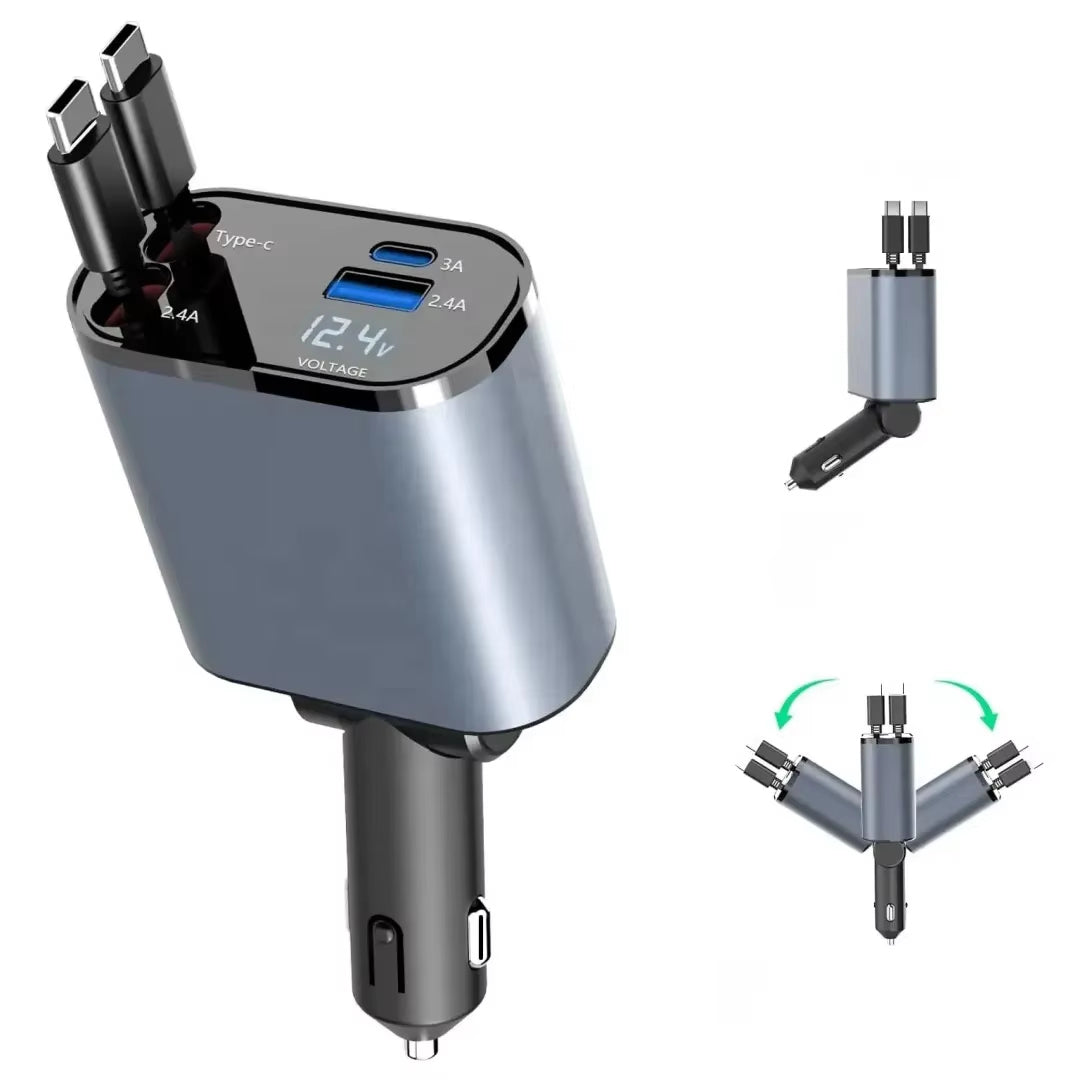 4 In 1 Car Fast Charger