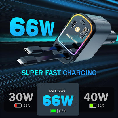 4 In 1 Car Fast Charger
